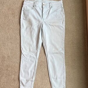 White House Black Market Light Blue Cropped Jeans